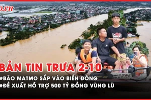 Bản tin trưa 2-10: Bão Matmo sắp vào Biển Đông, hướng vào vịnh Bắc Bộ; Vingroup đề xuất hỗ trợ 500 tỷ đồng cho bà con vùng lũ, Thủ tướng chỉ đạo gì?