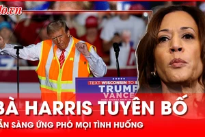 Bà Harris: Đã chuẩn bị sẵn sàng để ứng phó nếu ông Donald Trump tuyên bố thắng sớm