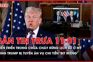 Bản tin trưa 11-01: Tiến triển trong chữa cháy rừng lịch sử ở Mỹ; Án tuyên cho ông Trump trong vụ chi tiền 'bịt miệng'