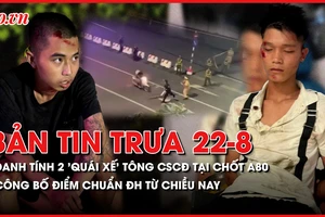 Bản tin trưa 22-8: Danh tính 2 'quái xế' tông CSCĐ tại chốt A80; Công bố điểm chuẩn đại học từ chiều nay