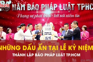 Những dấu ấn tại Lễ kỷ niệm 35 năm thành lập báo Pháp Luật TP.HCM