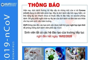 Thêm nhiều trường ĐH tiếp tục cho SV nghỉ đến 16-2 vì Corona