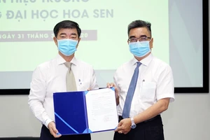 PGS-TS Nguyễn Ngọc Điện làm hiệu trưởng Trường ĐH Hoa Sen 