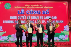 Nhân sự mới Trường Đại học Nông lâm TP.HCM
