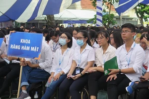 Sinh viên Trường ĐH Y dược TP.HCM. Ảnh: PA