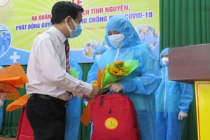 75 sinh viên trường cao đẳng ở TP.HCM tình nguyện tham gia chống dịch COVID-19