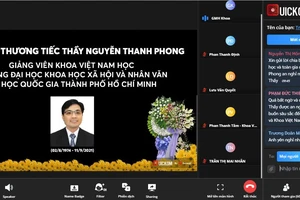 Xúc động lễ truy điệu online cho một giảng viên trẻ qua đời vì COVID-19