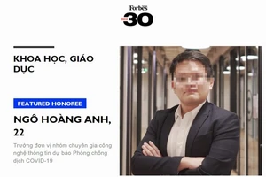 Ngô Hoàng Anh chính thức bị rút khỏi Forbes Under 30 năm 2022