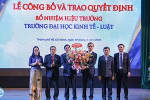 Trường ĐH Kinh tế - Luật có tân Hiệu trưởng 47 tuổi