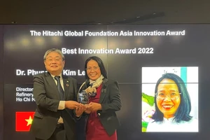 Nhà khoa học nữ duy nhất ở Châu Á đạt giải thưởng sáng tạo xuất sắc nhất