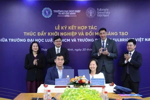 Trường ĐH Luật TP.HCM và Trường ĐH Fulbright Việt Nam hợp tác thúc đẩy khởi nghiệp, đổi mới sáng tạo