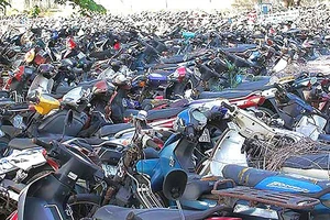 Công an TP.HCM thông báo tìm chủ sở hữu 8 xe máy 