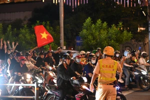 CSGT TP.HCM ứng trực 100% quân số trước, sau bán kết U23 Việt Nam – Trung Quốc