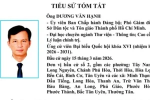 Tiểu sử và chương trình hành động của ông Dương Văn Hạnh ứng cử ĐBQH khóa XVI