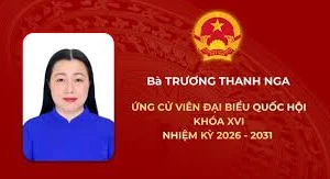Tiểu sử và chương trình hành động của bà Trương Thanh Nga ứng cử ĐBQH khóa XVI