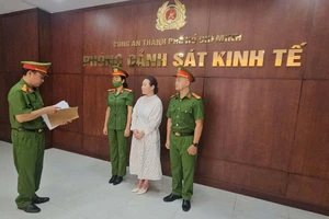 Chủ tịch HĐQT công ty dịch vụ bất động sản Đảo Vàng, bà Nguyễn Ngọc Tiền bị bắt