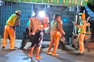 Xác minh nhóm người cản trở CSGT làm nhiệm vụ tại Bình Chánh