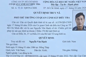 Truy nã người đàn ông chiếm giữ gần 500 triệu đồng chuyển nhầm