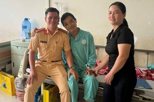 Thượng úy CSGT Đồng Nai kịp thời đưa cựu chiến binh gặp nạn đi cấp cứu