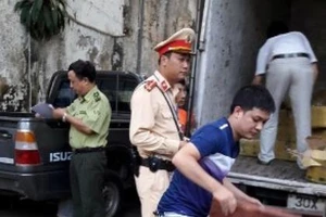 Hà Nội: Bắt giữ 20 kiện hàng gỗ trắc