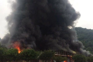 Cháy lớn tại chợ Tân Thanh - Sài Gòn