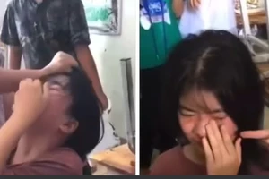 Nữ sinh lớp 5 bị nữ sinh lớp 7 tát, bắt quỳ xin lỗi trong lớp học