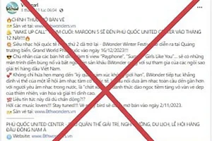 Mạo danh tập đoàn Vingroup bán vé tham dự sự kiện 