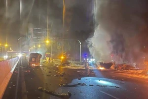 Cục CSGT thông tin về vụ cháy xe bồn trên cao tốc Hà Nội – Hải Phòng