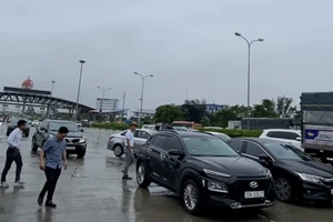 Cấm xe vào cao tốc Pháp Vân - Cầu Giẽ do ngập sâu