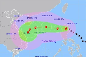 Công điện của Bộ Công an về ứng phó với bão Trà Mi