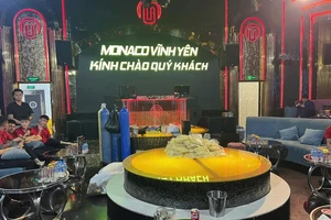 Vĩnh Phúc: 7 người trong quán Louge Monaco dương tính với ma túy