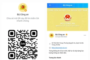 Ra mắt trang thông tin Bộ Công an trên nền tảng mạng xã hội Zalo OA