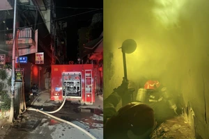 2 người tử vong trong căn nhà bốc cháy lúc rạng sáng ở Hà Nội