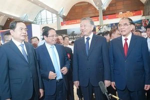 Hình ảnh Tổng Bí thư Tô Lâm tới dự Lễ kỷ niệm 100 năm Ngày báo chí cách mạng Việt Nam