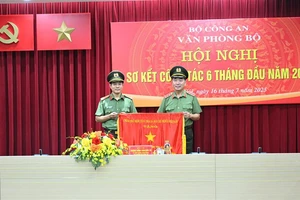 Văn phòng Bộ Công an thực hiện tốt nhiệm vụ gương mẫu đi đầu