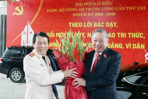 Hình ảnh Tổng Bí thư Tô Lâm dự khai mạc Đại hội đại biểu Đảng bộ Công an Trung ương 