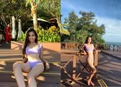 Tiểu Vy mặc bikini khoe cơ bụng tại Miss World 2018