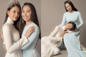 Tiểu Vy khoe sắc cùng mẹ trong bộ ảnh mới 