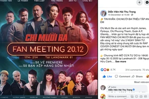 Chị Mười Ba tổ chức fan meeting cho 500 anh em tại TP.HCM