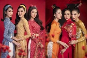 Tốp 3 Hoa hậu Việt Nam 2020 đẹp sắc sảo trong bộ ảnh Tết