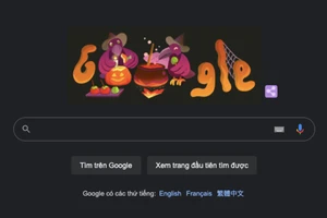 Google thay Doodle ma mị nhân lễ hội Halloween 2021