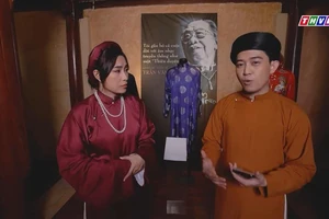 Quốc Bảo cùng Phạm Yến diện áo dài bắt mắt, khám phá Bảo tàng Áo dài 