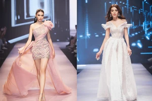 Á hậu Ngọc Thảo và Hoa hậu Trân Đài sánh bước cùng các thiên thần nhỏ 