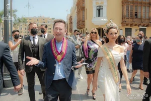 Thùy Tiên đáp Peru bắt đầu hành trình Nam Mỹ