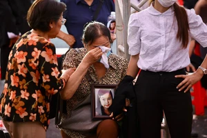 người thân V.A bật khóc tại tòa