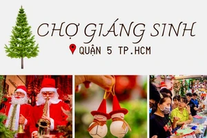Nhộn nhịp chợ Giáng sinh lớn nhất TP.HCM 