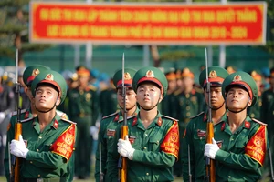 Hàng ngàn chiến sĩ thuộc Bộ Tư lệnh TP.HCM tham gia Lễ ra quân diễn tập 2024 