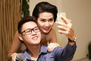 Phan Thị Mơ quyến rũ với đầm vàng bó sát