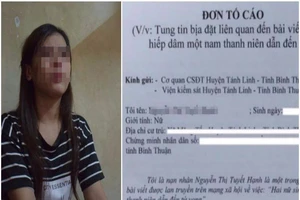 Nữ sinh bị gán 'hiếp dâm chết người' đã trình báo công an