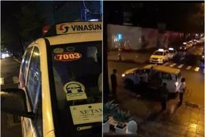 Công an làm việc với tài xế taxi đánh du khách